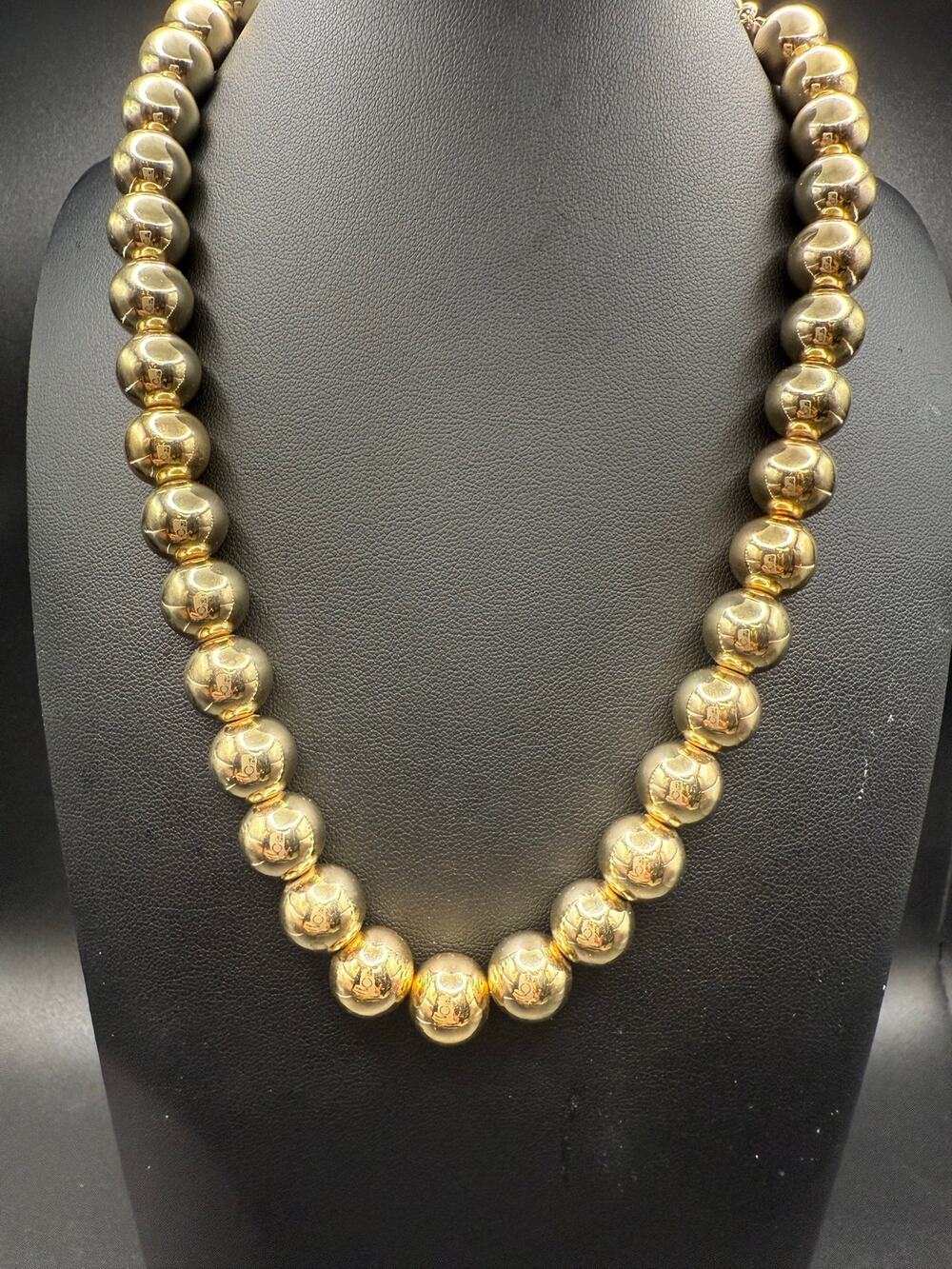 Sugar Fix Gold Tone Bead Necklace
